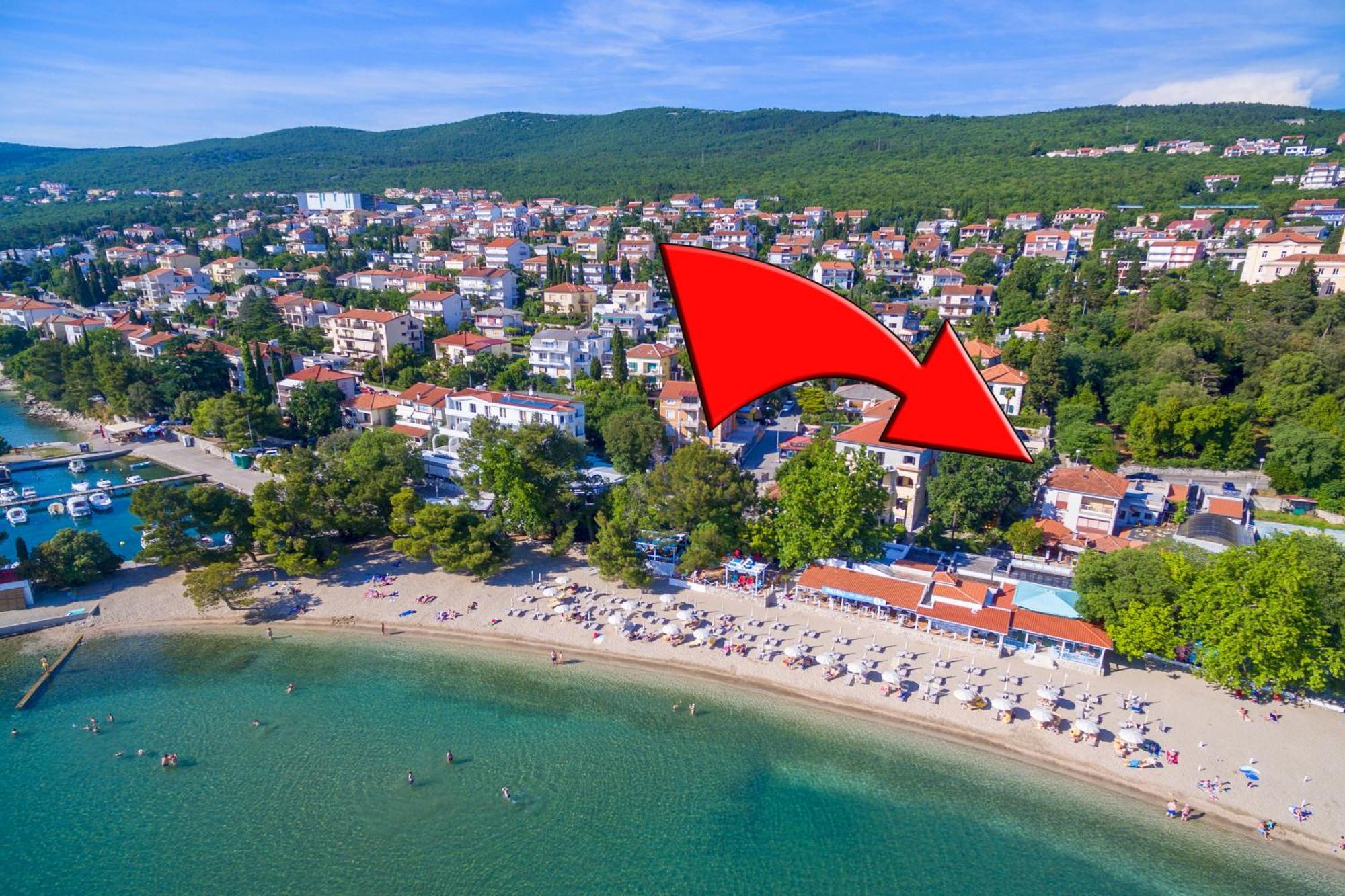 Apartmán Roni Crikvenica Exteriér fotografie